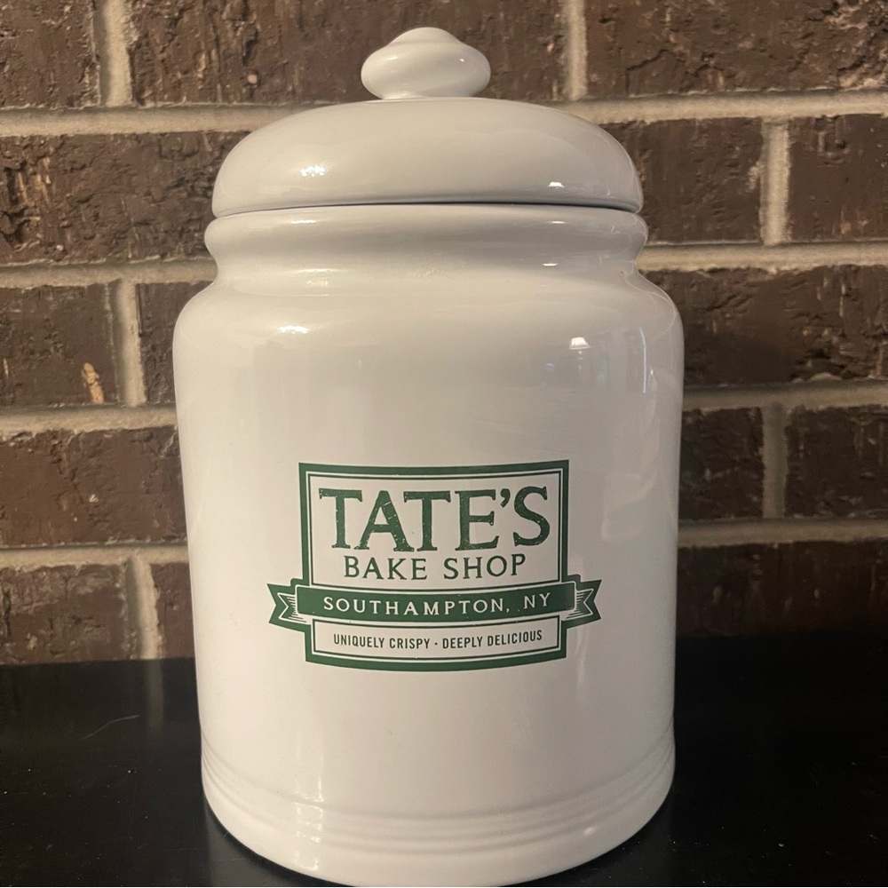 Tate’s Bake Shop Cookie Jar Ceramic